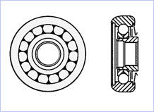 (1) 15911 - 4" Wheel with (1) 15929 Cap, Part # 241055
