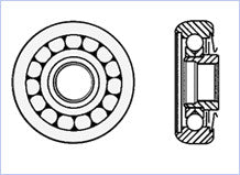 (1) 10214 - 4" Wheel with (1) 15574 Cap, Part # 241057