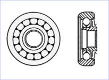 (1) 16011 - 3" Wheel with (1) 15930 Cap, Part # 241058
