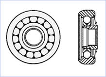 (1) 16015 - 3" Wheel with (1) 15930 Cap, Part # 241059